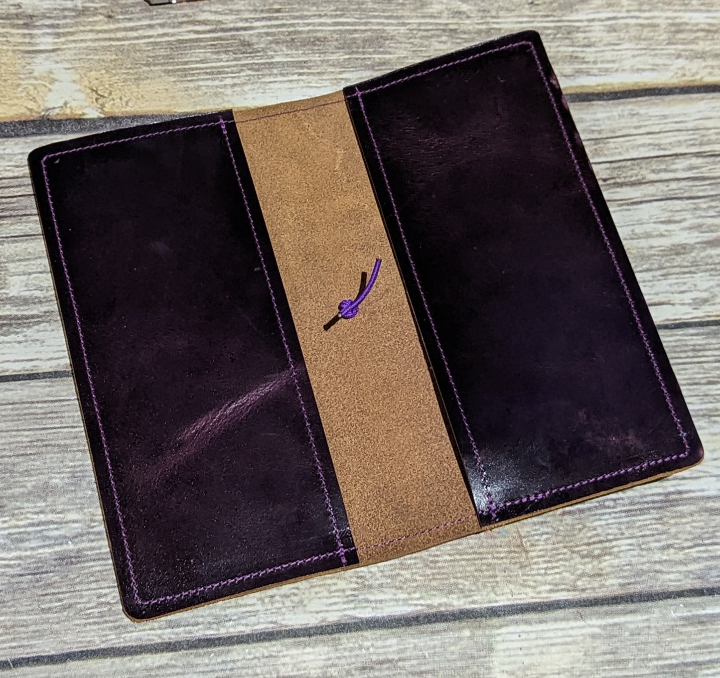 Plummy Weeks sized Folio Leather Cover Ready to Ship