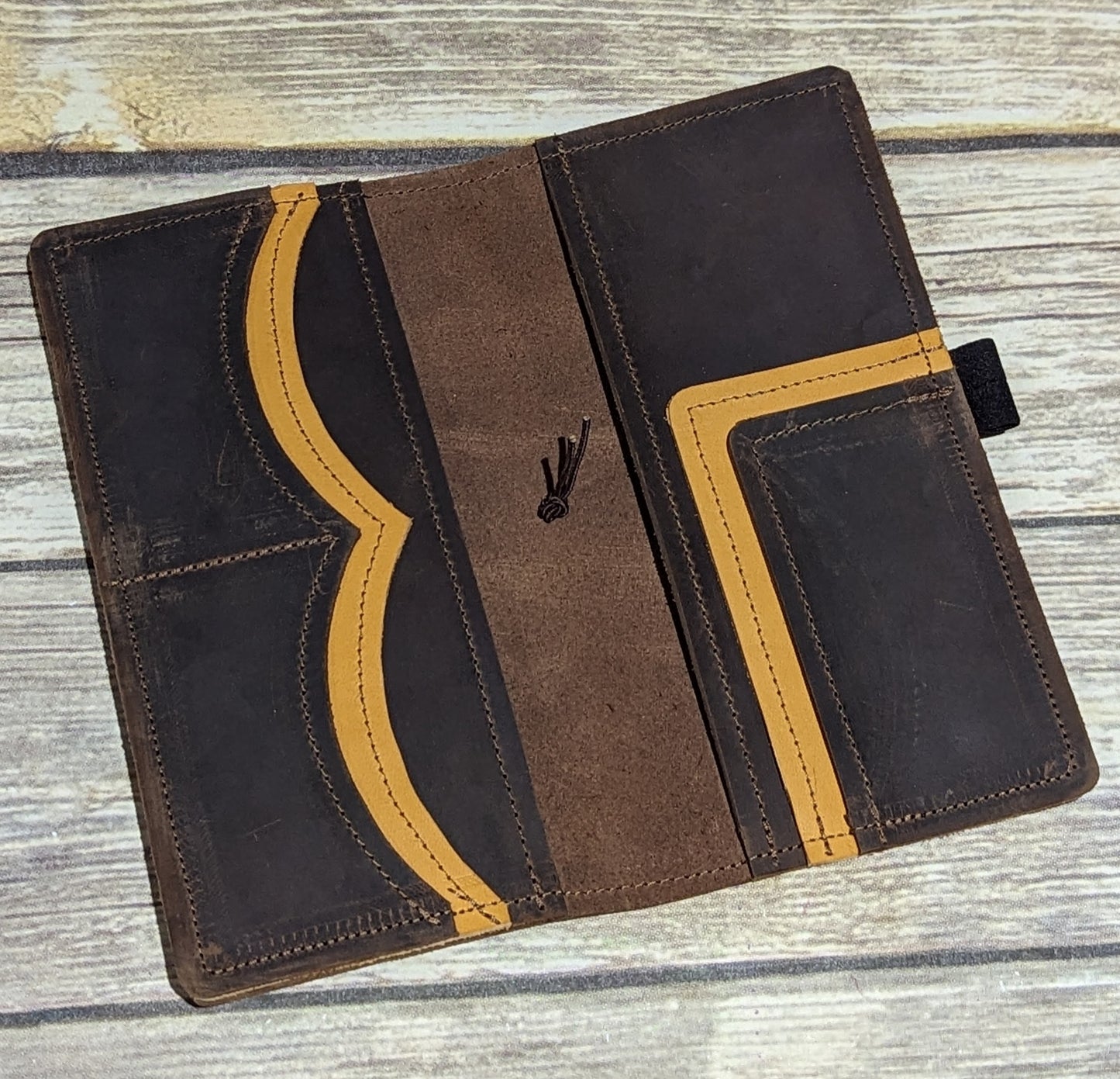 Classic Neutral Weeks sized Folio Leather Cover Ready to Ship